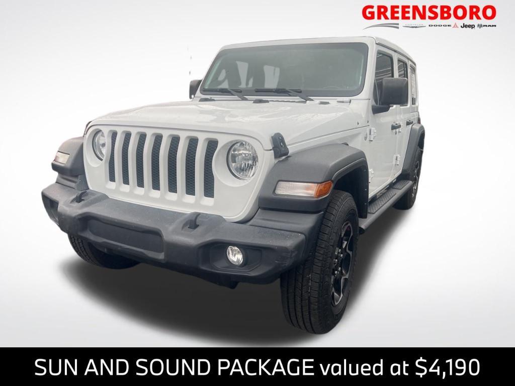 used 2021 Jeep Wrangler Unlimited car, priced at $22,800