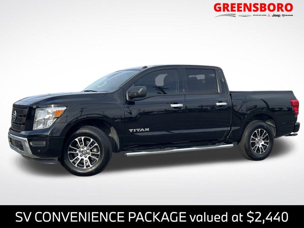 used 2021 Nissan Titan car, priced at $21,700