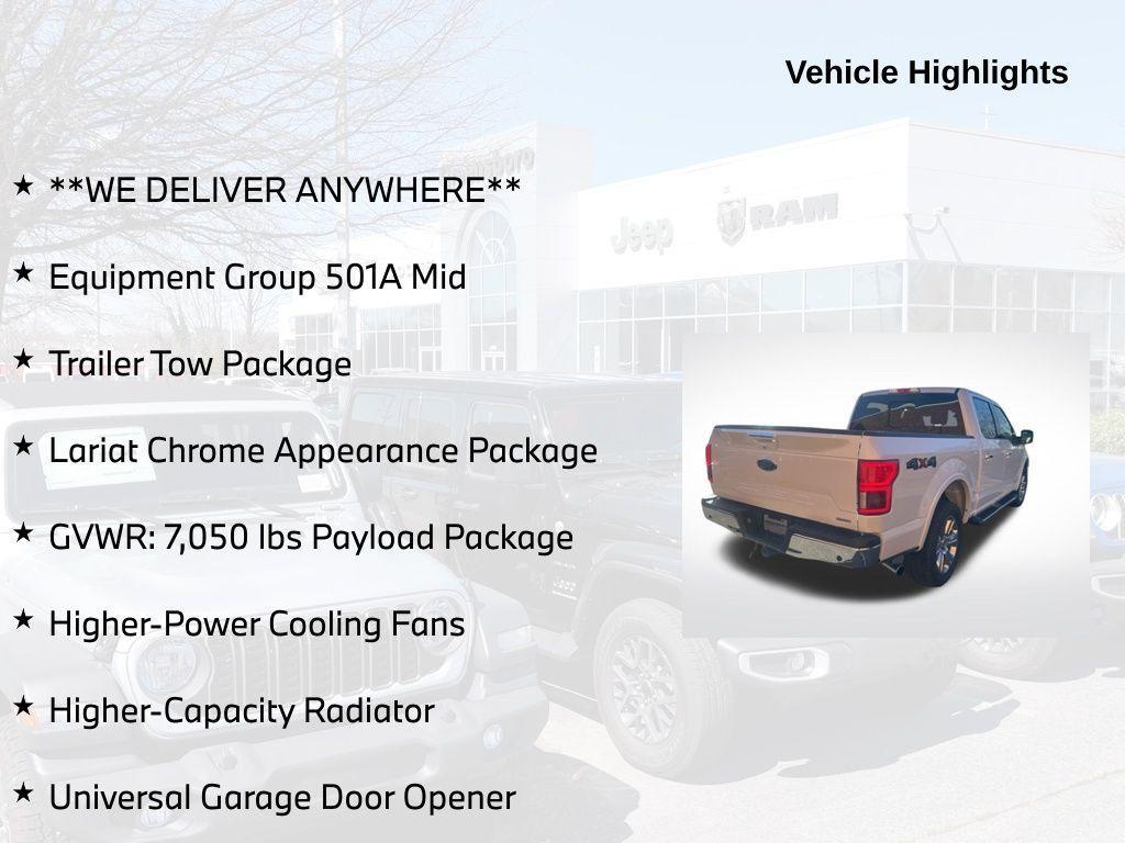 used 2018 Ford F-150 car, priced at $27,300