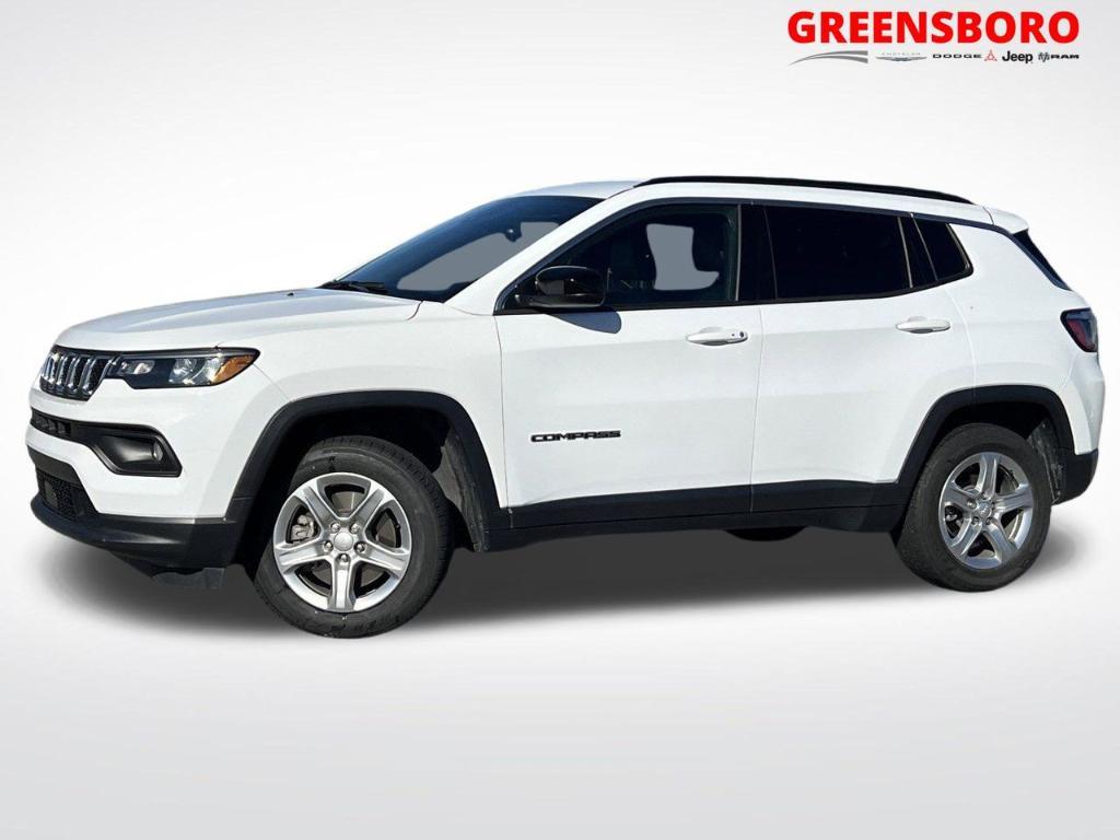 used 2024 Jeep Compass car, priced at $18,500