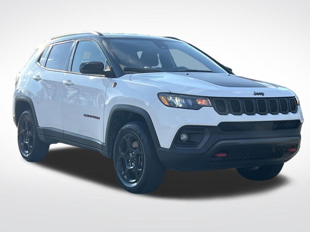 used 2023 Jeep Compass car, priced at $17,500