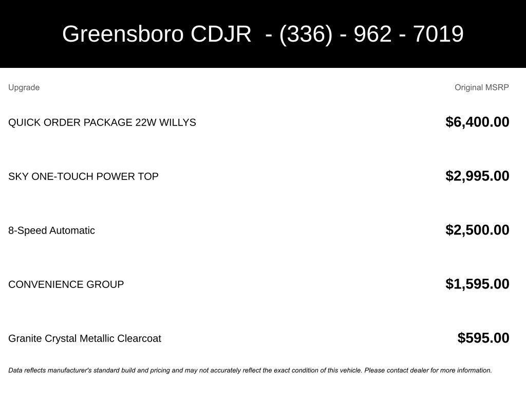 new 2026 Jeep Wrangler car, priced at $52,321