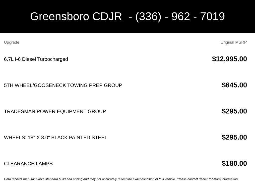 new 2026 Ram 2500 car, priced at $63,323