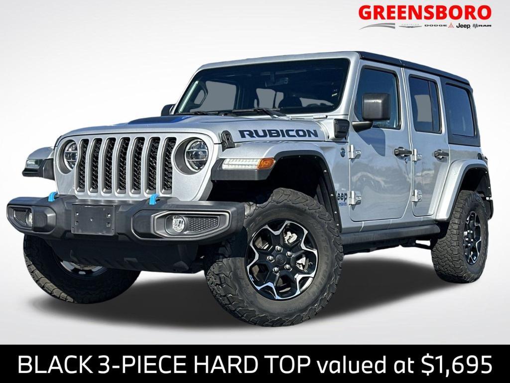 used 2022 Jeep Wrangler Unlimited 4xe car, priced at $27,400