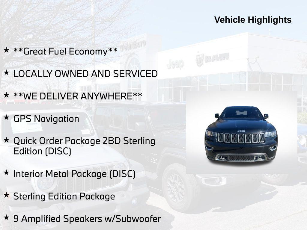 used 2018 Jeep Grand Cherokee car, priced at $10,600