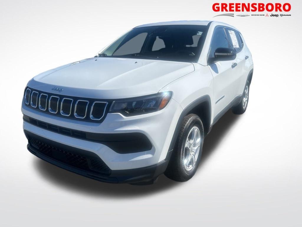 used 2022 Jeep Compass car, priced at $18,000