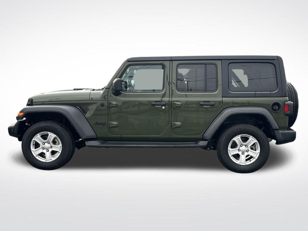 used 2021 Jeep Wrangler Unlimited car, priced at $24,300