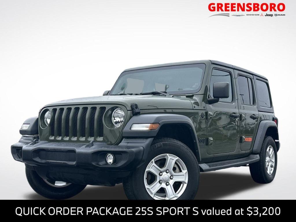 used 2021 Jeep Wrangler Unlimited car, priced at $24,300