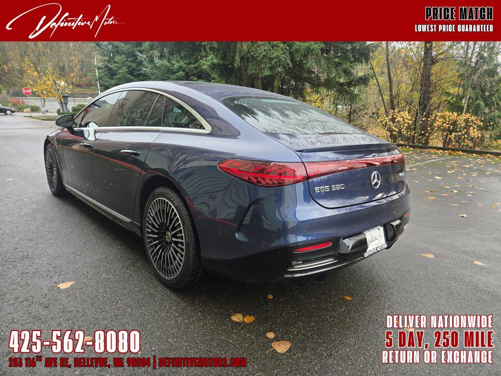 used 2022 Mercedes-Benz EQS 580 car, priced at $47,990