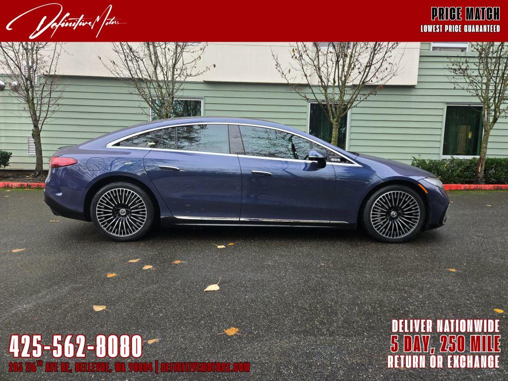 used 2022 Mercedes-Benz EQS 580 car, priced at $47,990