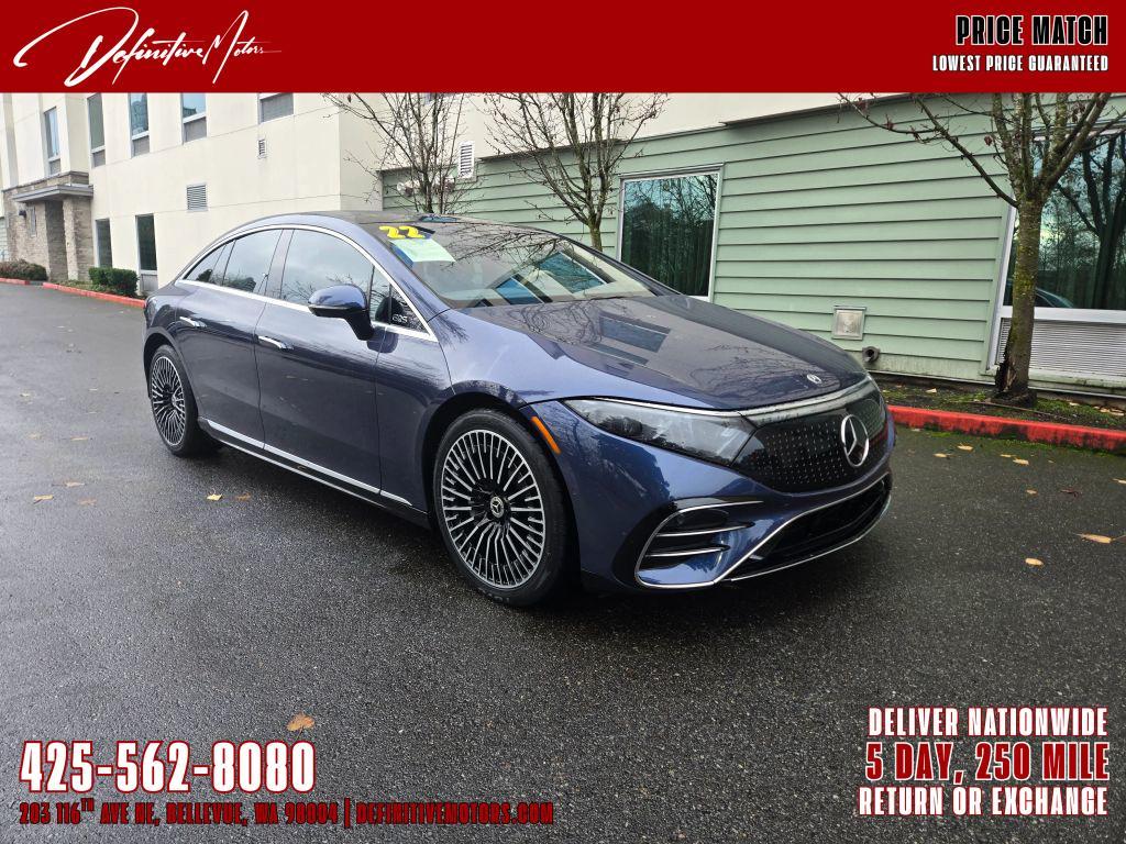 used 2022 Mercedes-Benz EQS 580 car, priced at $47,990