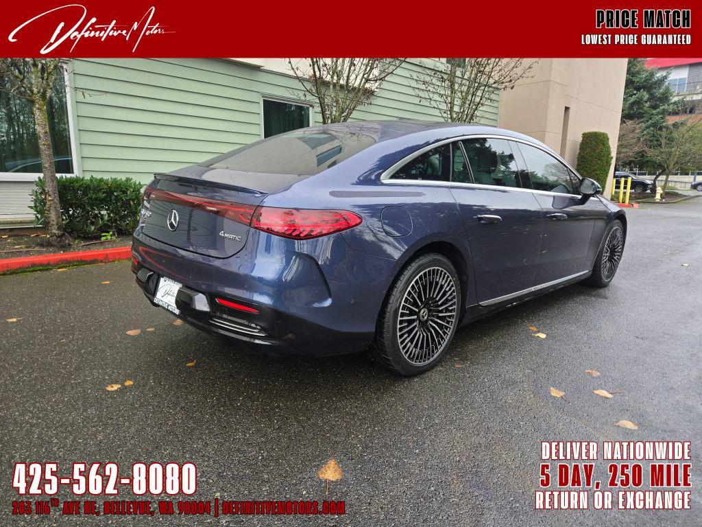 used 2022 Mercedes-Benz EQS 580 car, priced at $47,990