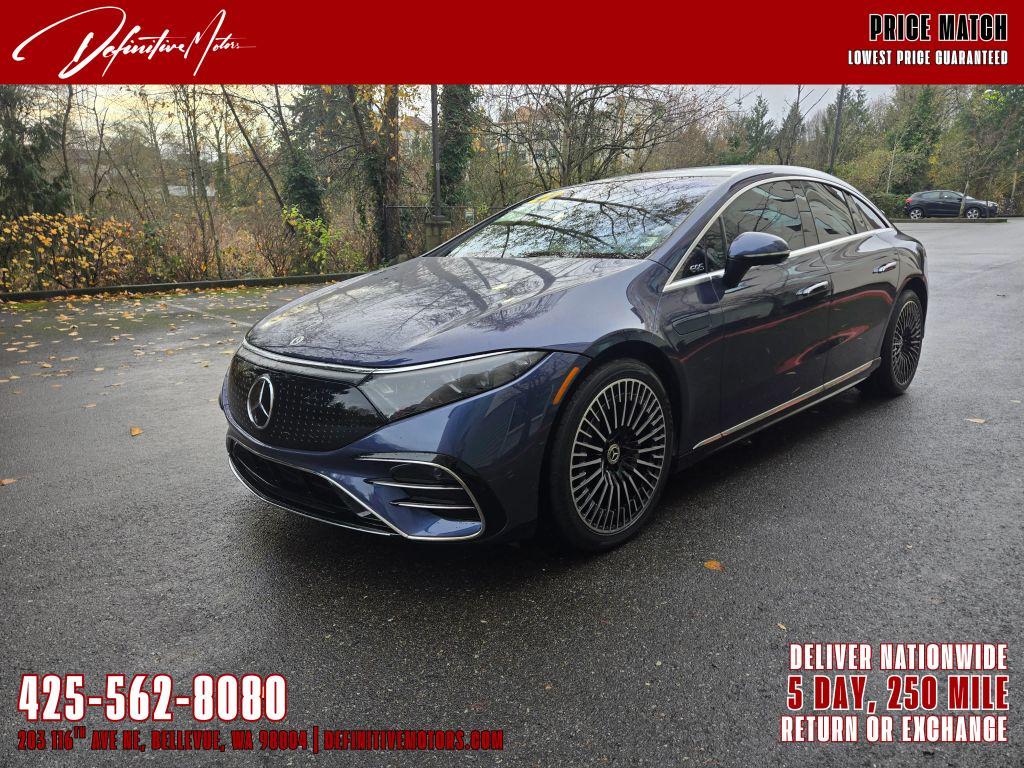 used 2022 Mercedes-Benz EQS 580 car, priced at $47,990
