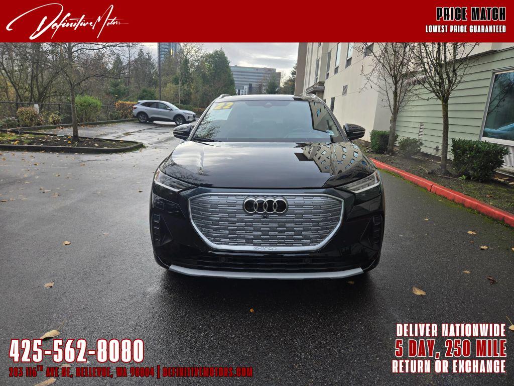 used 2022 Audi Q4 e-tron car, priced at $28,480