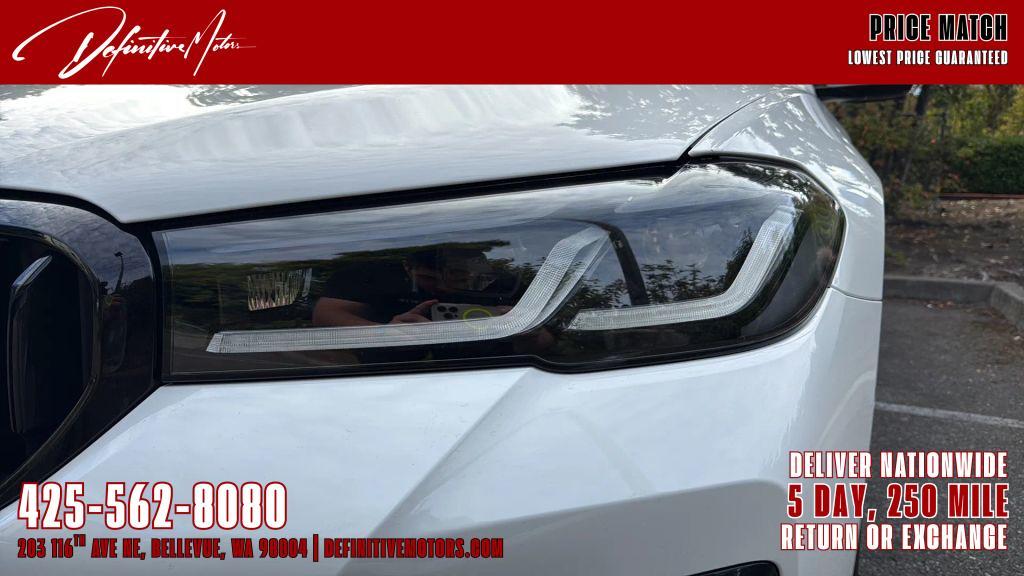 used 2022 BMW 530e car, priced at $36,880