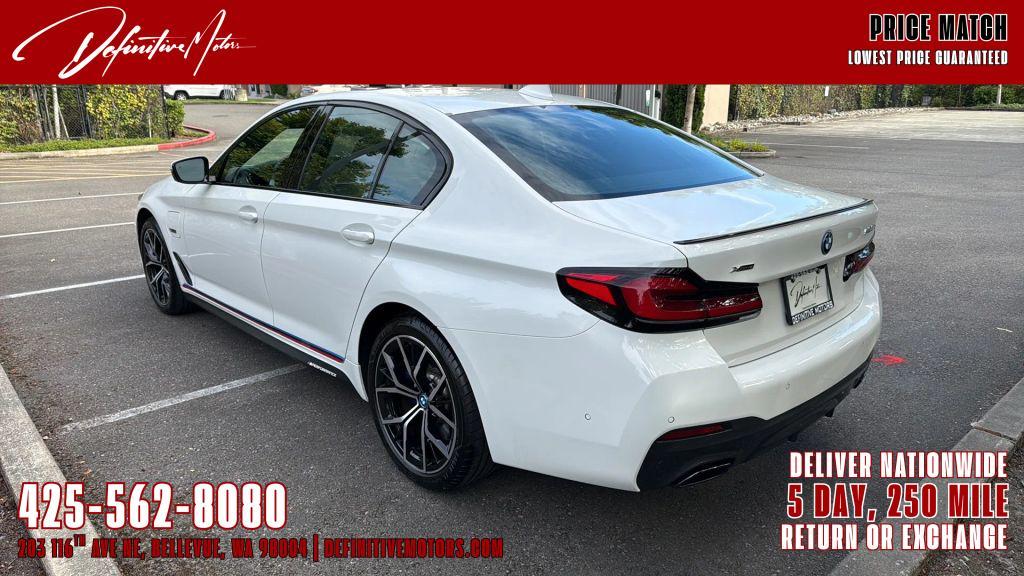 used 2022 BMW 530e car, priced at $36,880