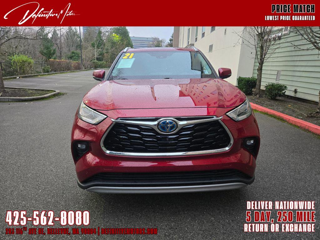 used 2021 Toyota Highlander Hybrid car, priced at $39,880