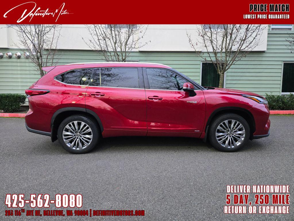 used 2021 Toyota Highlander Hybrid car, priced at $39,880
