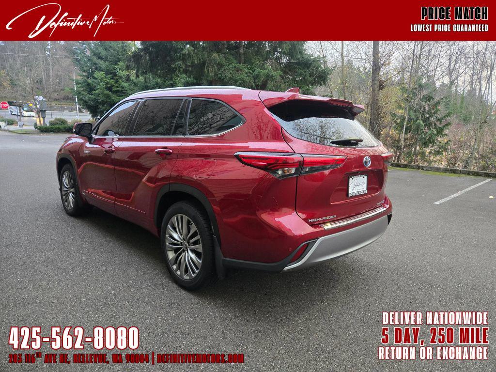 used 2021 Toyota Highlander Hybrid car, priced at $39,880