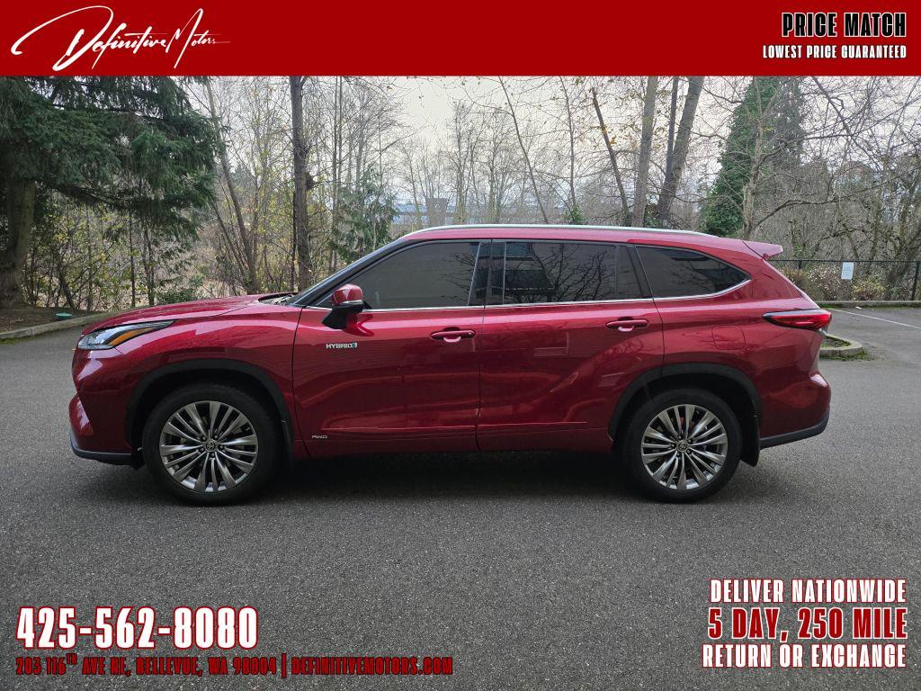 used 2021 Toyota Highlander Hybrid car, priced at $39,880