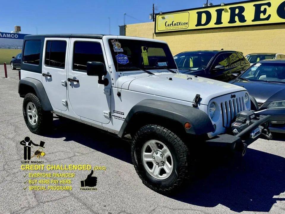 used 2015 Jeep Wrangler Unlimited car, priced at $16,995