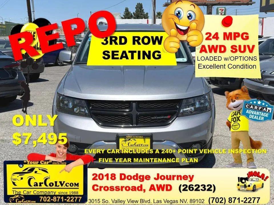 used 2018 Dodge Journey car, priced at $7,495