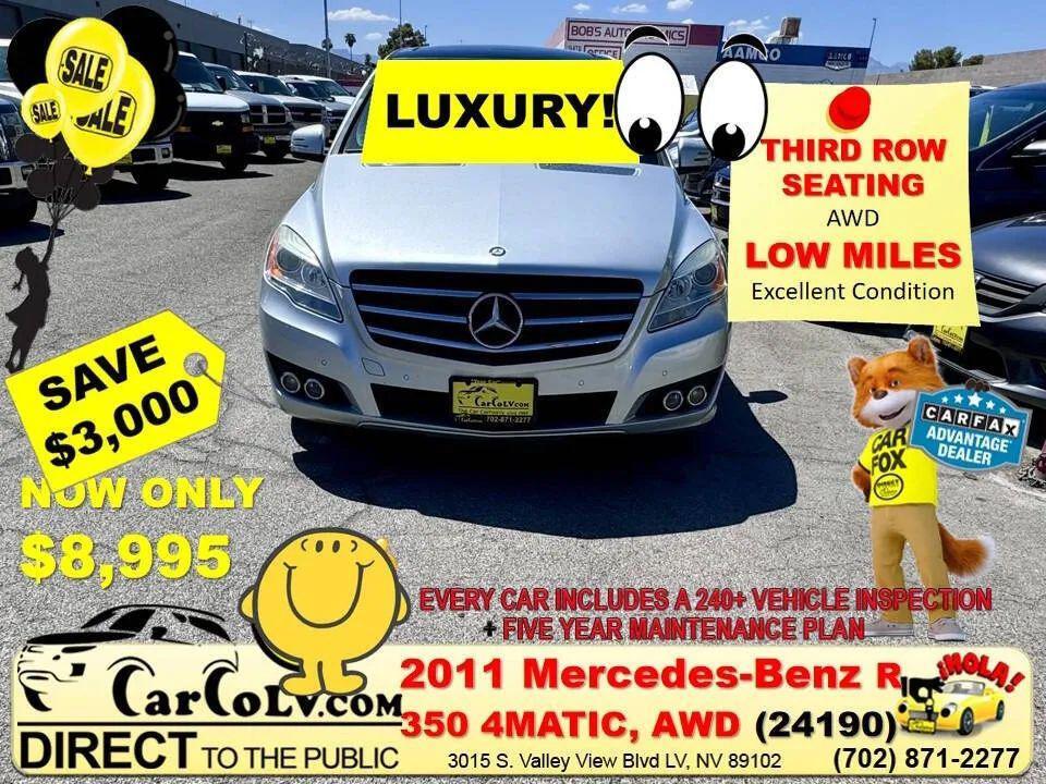 used 2011 Mercedes-Benz R-Class car, priced at $8,995