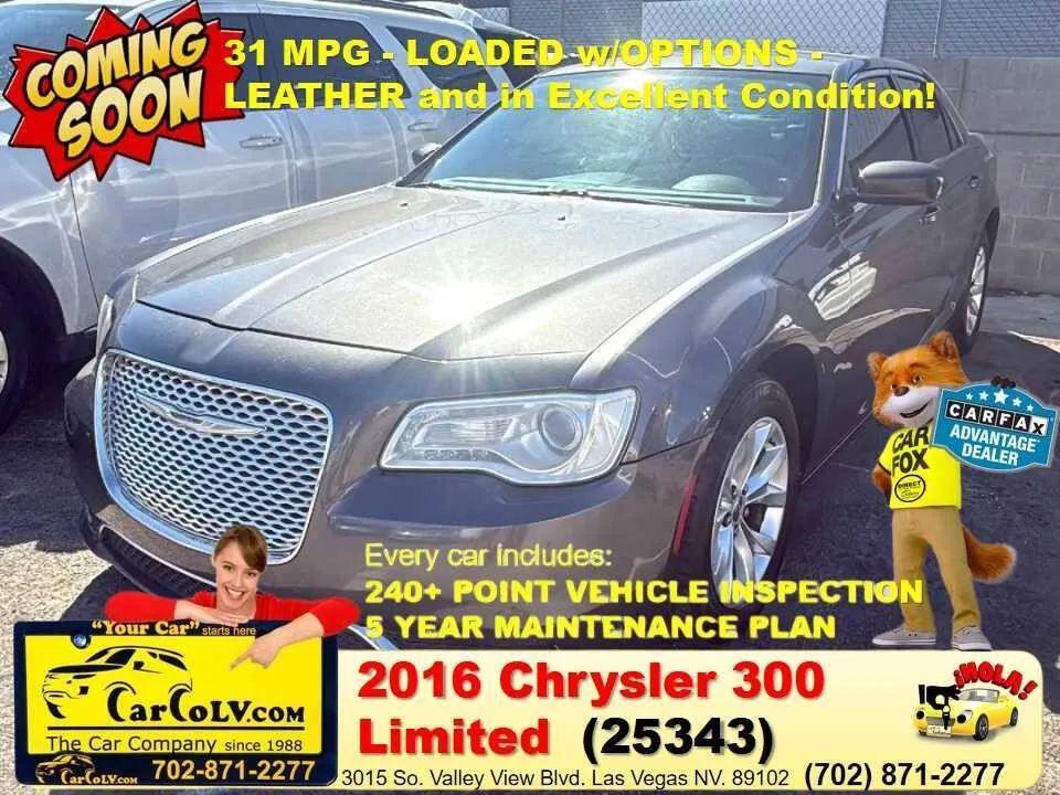 used 2016 Chrysler 300 car, priced at $11,995
