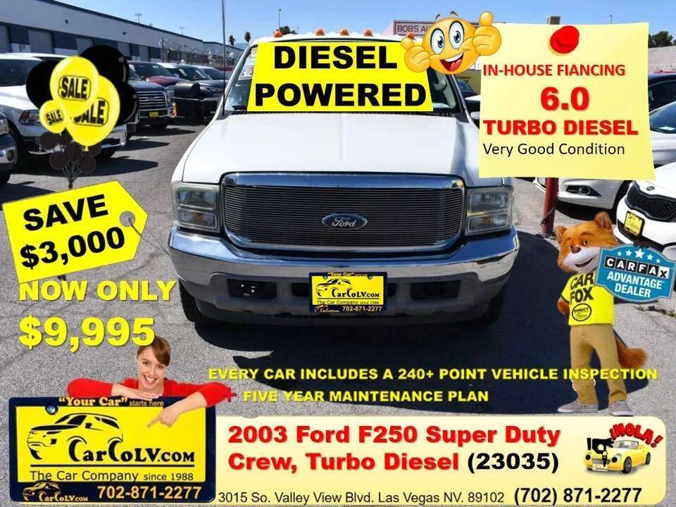 used 2003 Ford F-250 car, priced at $8,995