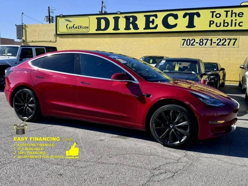 used 2018 Tesla Model 3 car, priced at $18,995