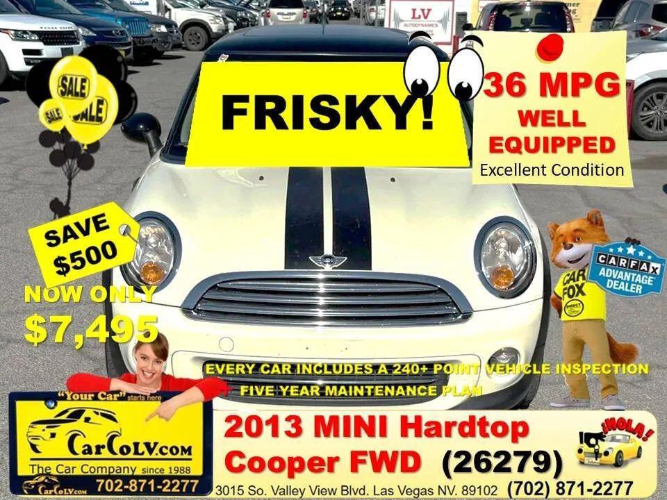 used 2013 MINI Hardtop car, priced at $7,495