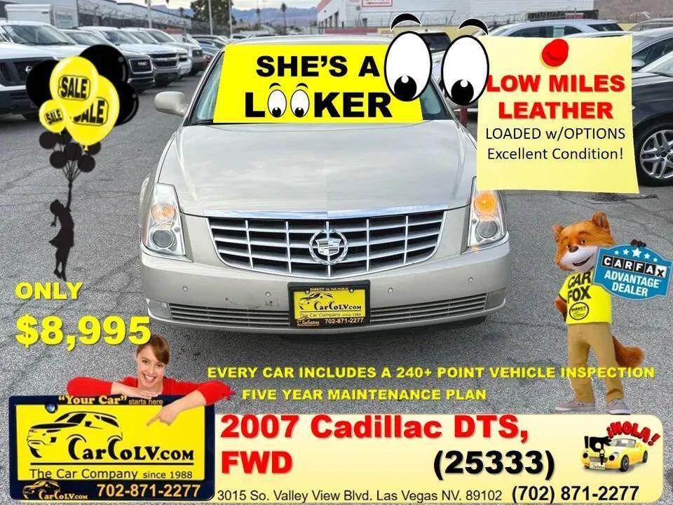 used 2007 Cadillac DTS car, priced at $8,995