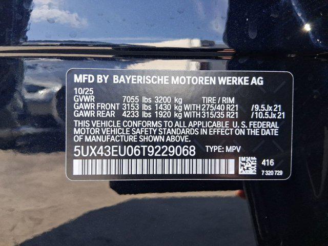 new 2026 BMW X5 PHEV car, priced at $84,825