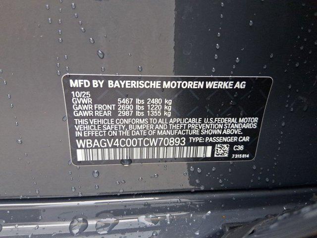 new 2026 BMW 840 Gran Coupe car, priced at $103,025