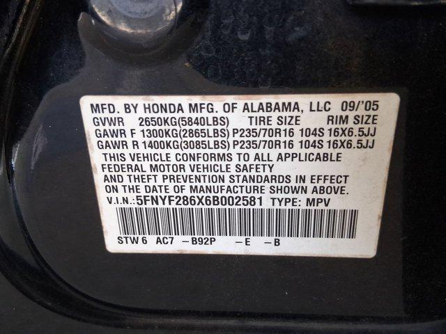 used 2006 Honda Pilot car, priced at $6,097