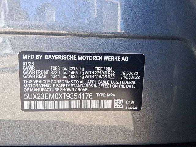 new 2026 BMW X7 car, priced at $92,960