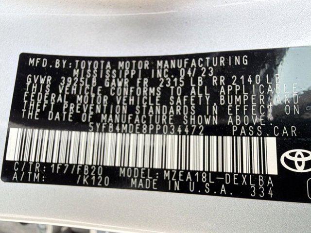 used 2023 Toyota Corolla car, priced at $21,097