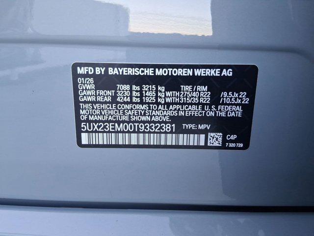 new 2026 BMW X7 car, priced at $101,400