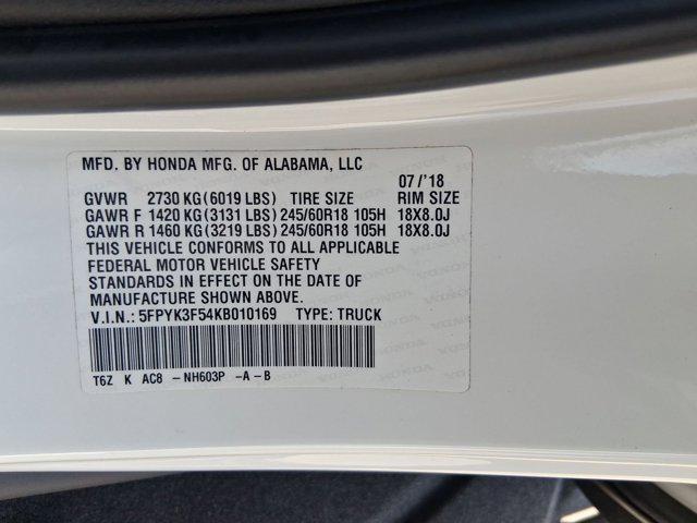 used 2019 Honda Ridgeline car, priced at $25,097