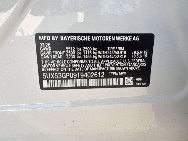 used 2026 BMW X3 car, priced at $51,540