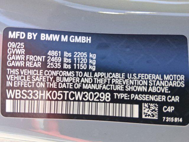 new 2026 BMW M4 car, priced at $99,090