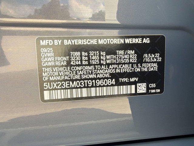 used 2026 BMW X7 car, priced at $80,586