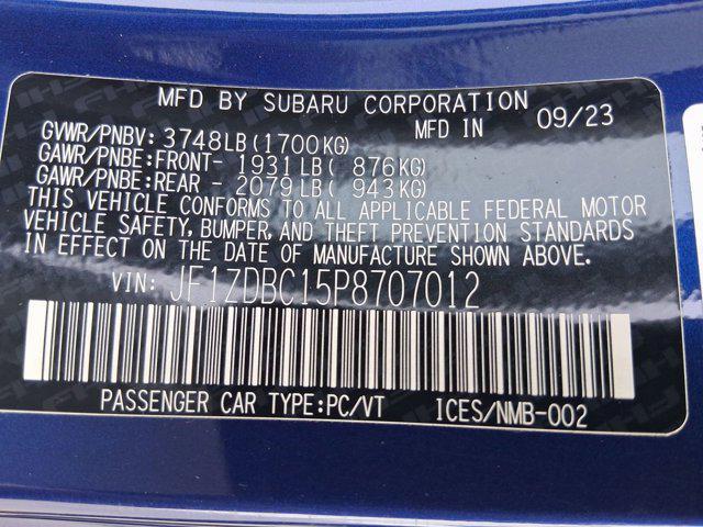 used 2023 Subaru BRZ car, priced at $26,986