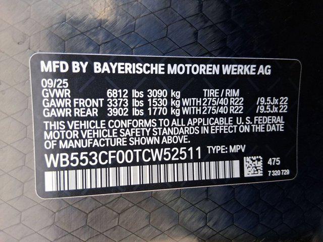 new 2026 BMW iX car, priced at $96,275