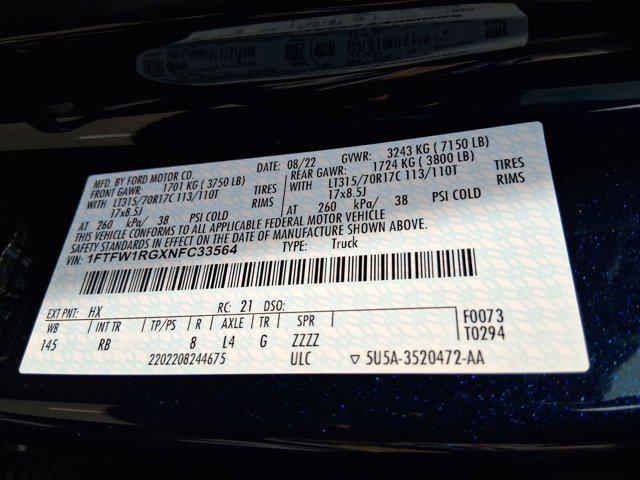 used 2022 Ford F-150 car, priced at $61,496