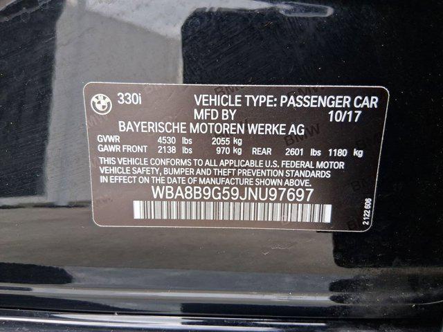 used 2018 BMW 330 car, priced at $10,086