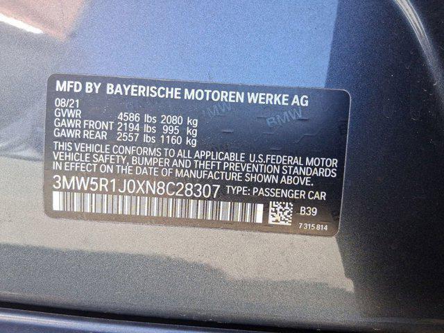 used 2022 BMW 330 car, priced at $26,556