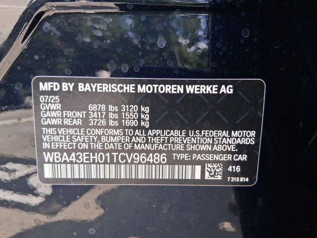 new 2026 BMW 750e car, priced at $118,780