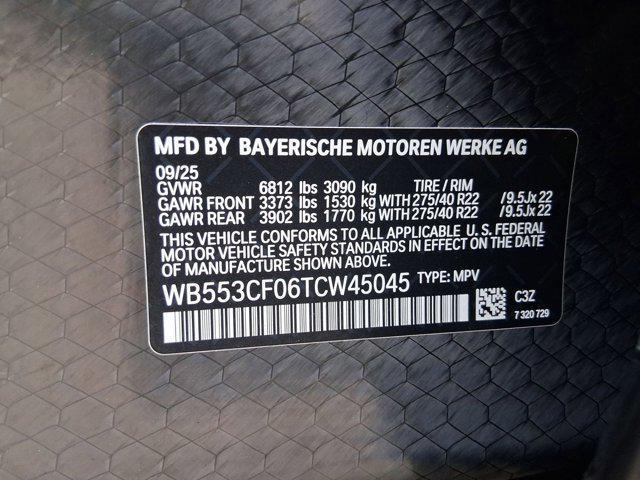 new 2026 BMW iX car, priced at $105,400