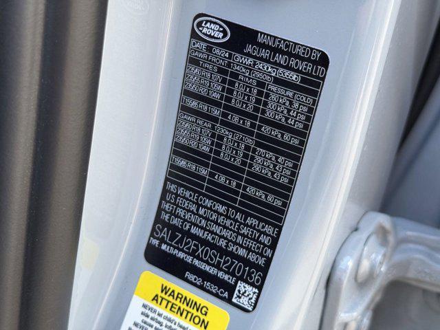 used 2025 Land Rover Range Rover Evoque car, priced at $44,935